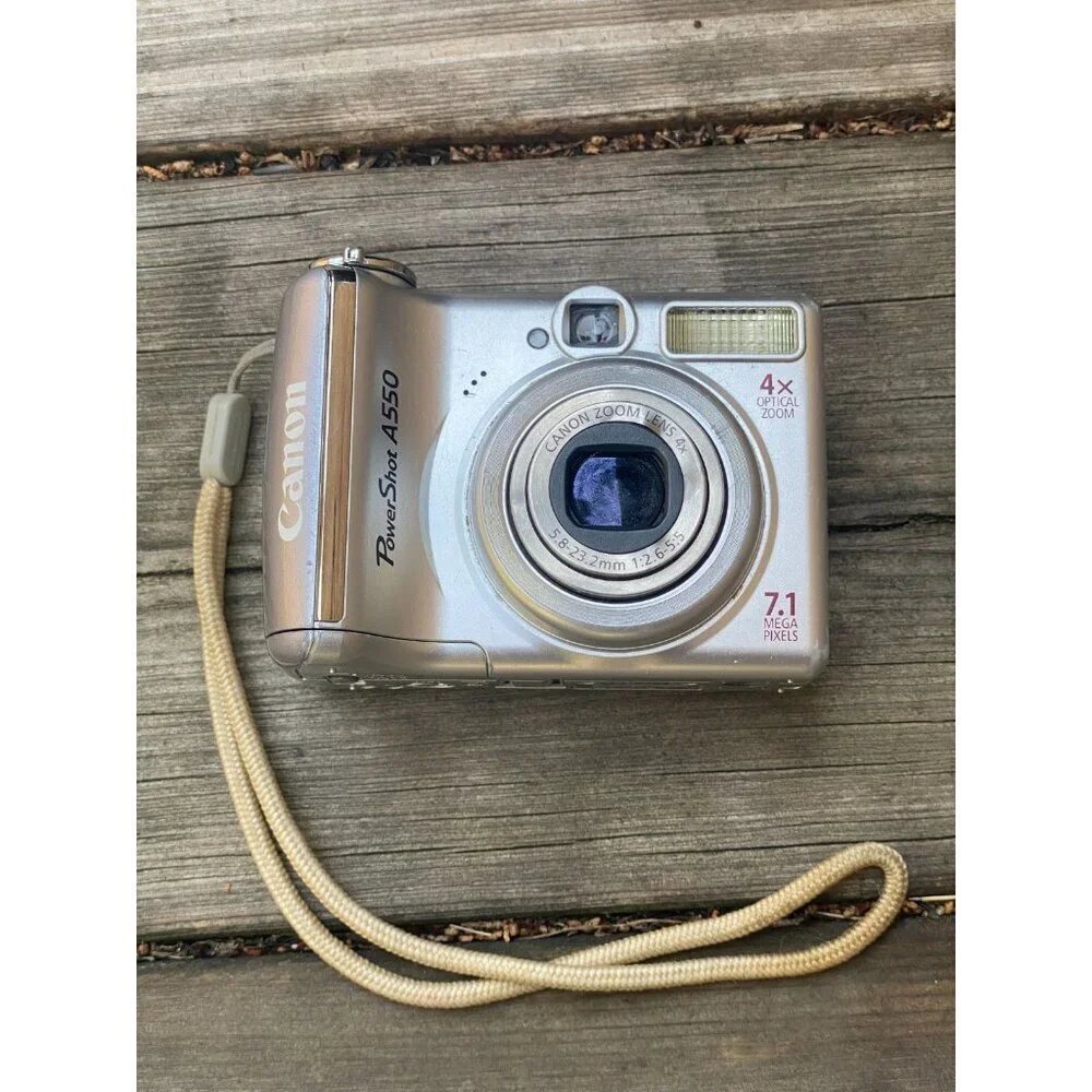 Canon PowerShot A550 Digital Camera UNTESTED 7.1MP 4x Optical Zoom - Picture 8 of 9